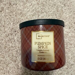 Mainstays Cream Pumpkin Spice Candle